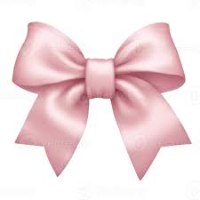 Pink bow decoration
